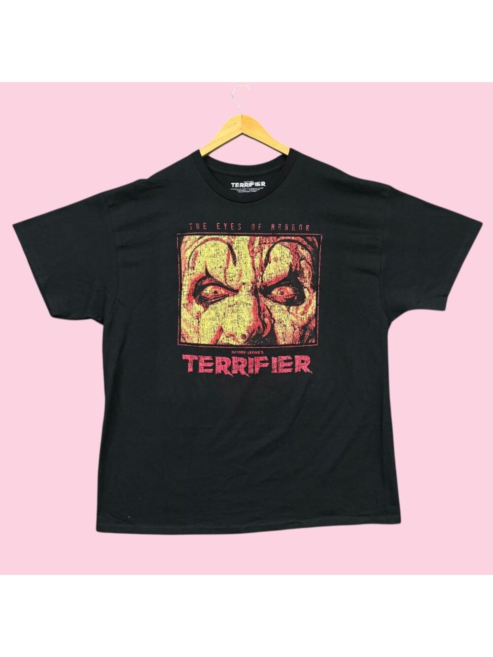 Damien Leone's Terrifier The Eyes Of Horror Art the Clown Tee XXL